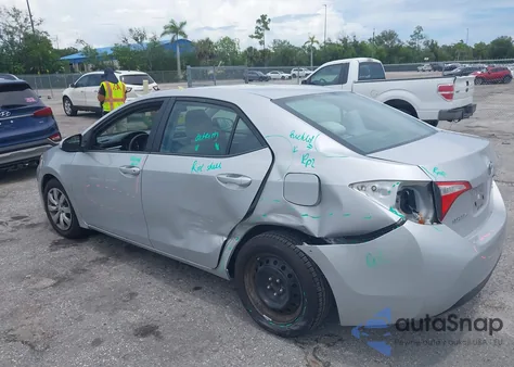 2015 Toyota Corolla Le from USA, damaged, VIN 2T1BURHE9FC308834